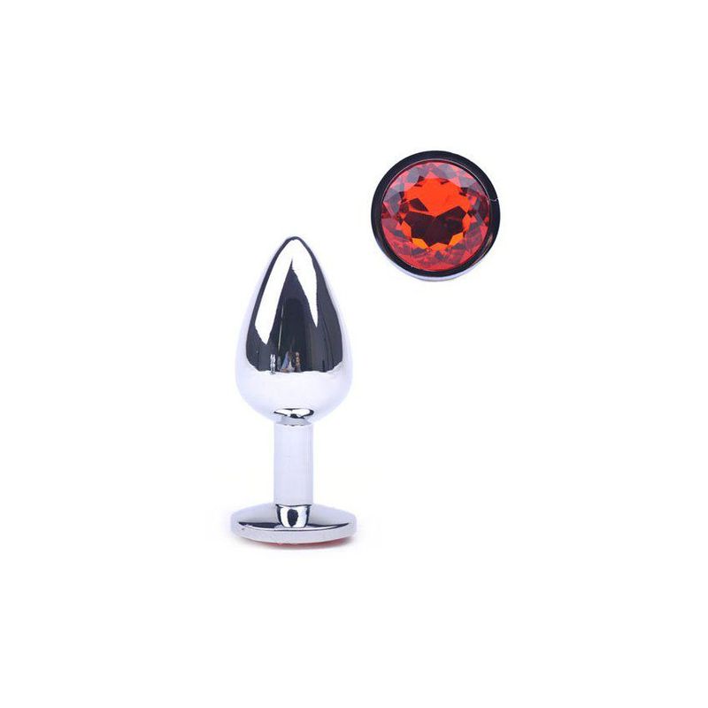 LUST - Plug Acostumbrador Anal Metálico Con Joya