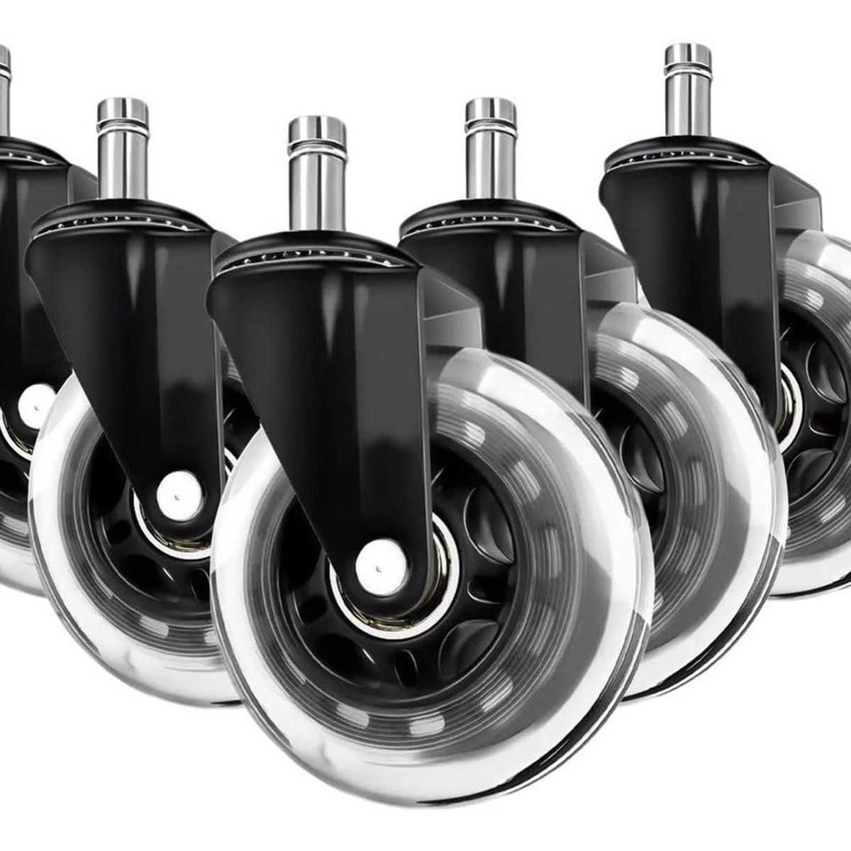 LINKON - Ruedas Para Silla Escritorio Tipo Roller Set 5 Universales