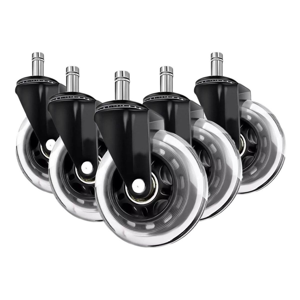LINKON - Ruedas Para Silla Escritorio Tipo Roller Set 5 Universales