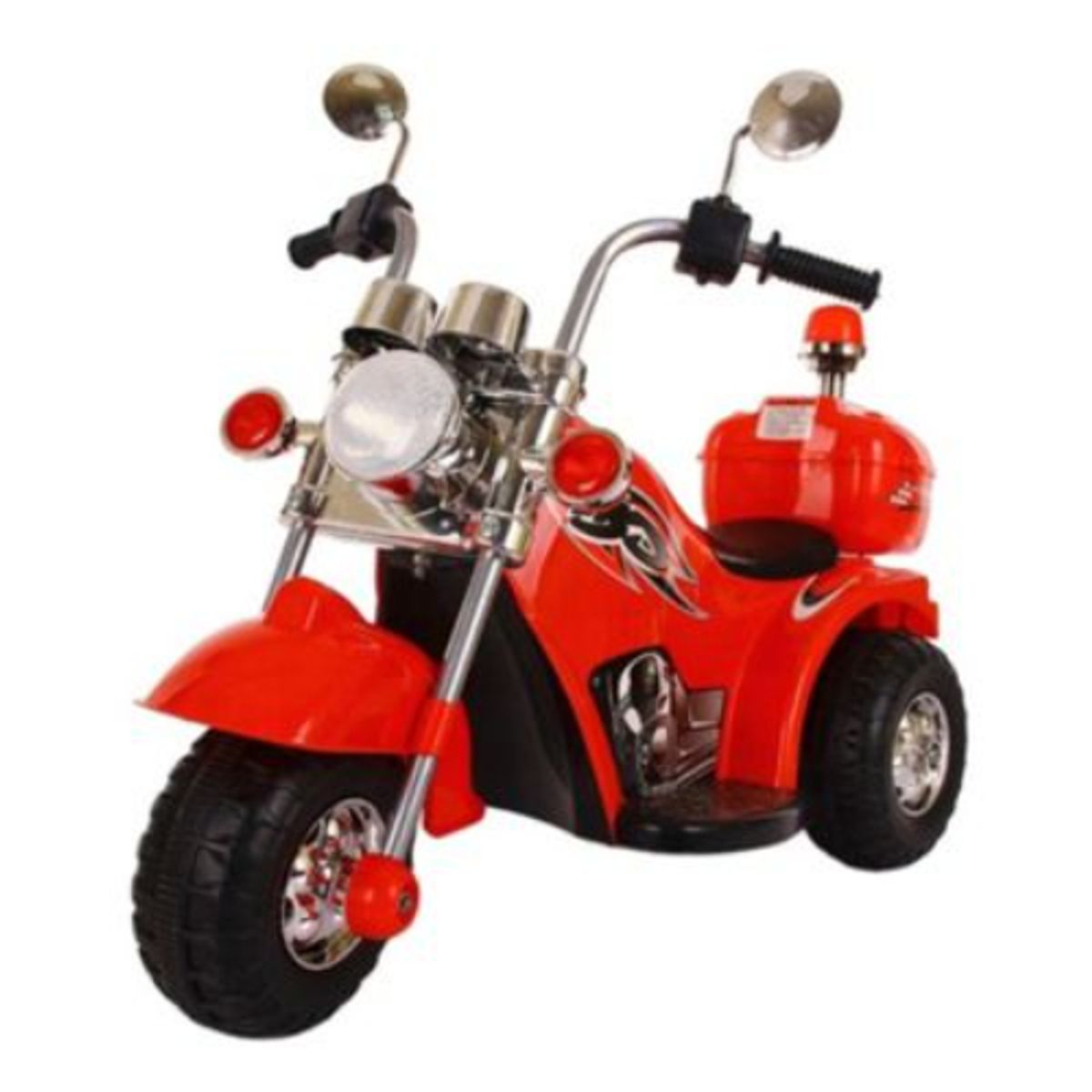 HOMESALE - Moto Eléctrica Triciclo Trimoto Tipo Harley Chopper  Roja