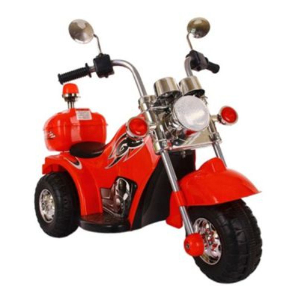 HOMESALE - Moto Eléctrica Triciclo Trimoto Tipo Harley Chopper  Roja