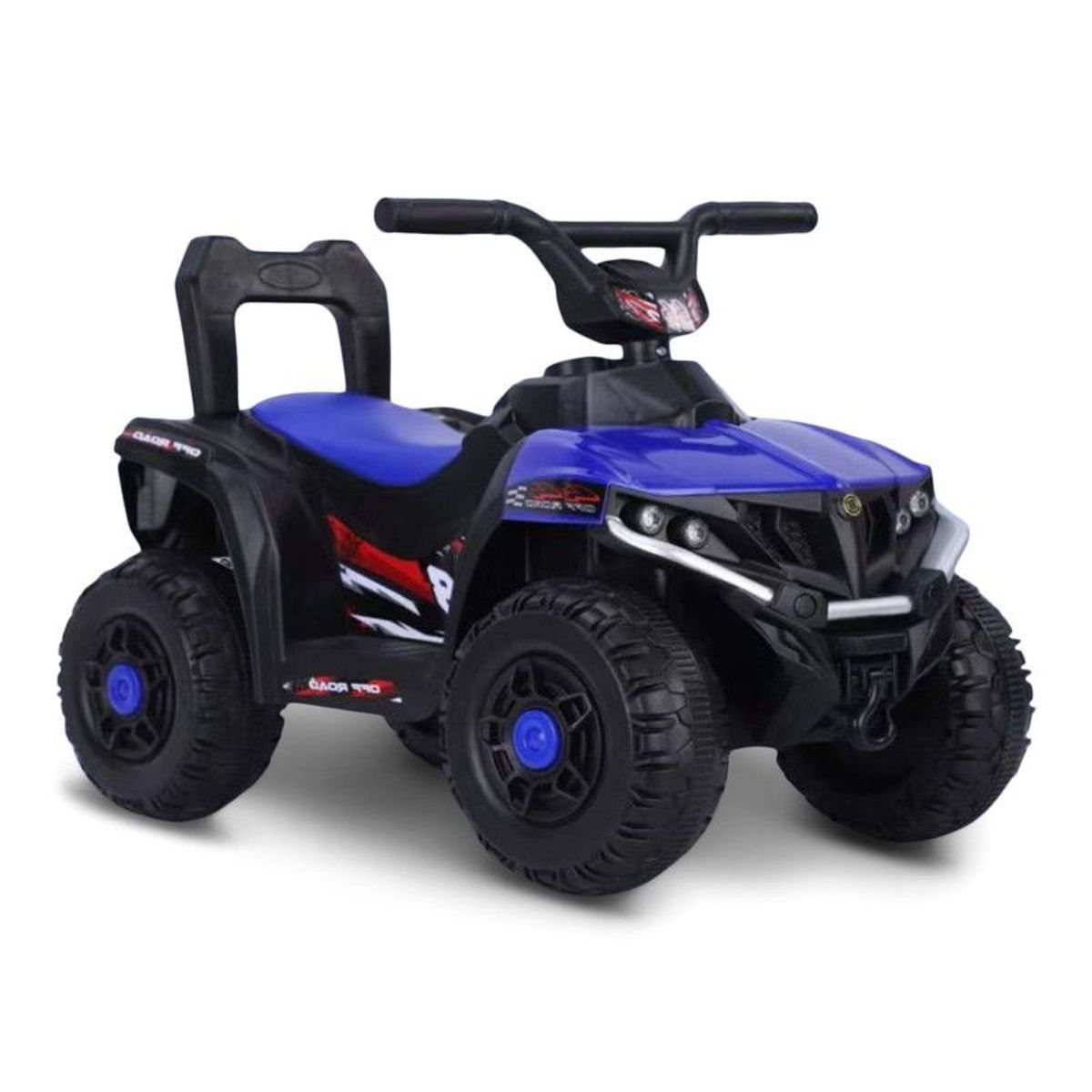 HOMESALE - Cuatrimoto Moto Recargable Electrica Montable 5 Anos Azul.