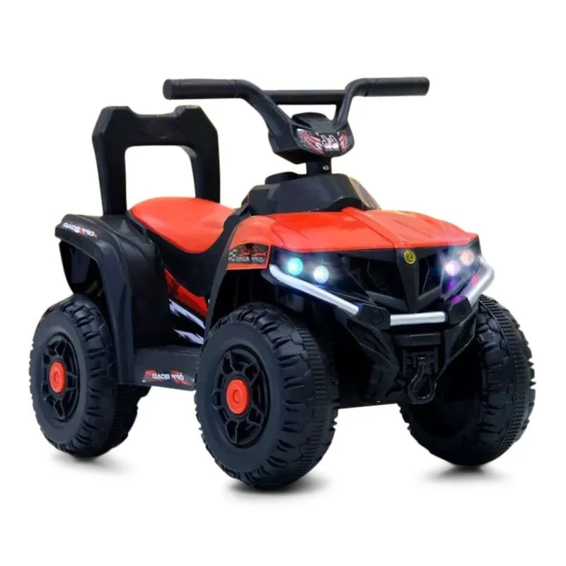 HOMESALE - Cuatrimoto Moto Recargable Electrica Montable 5 Años Rojo._.