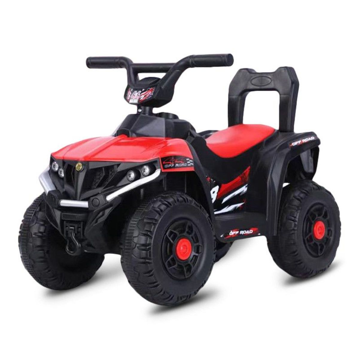 HOMESALE - Cuatrimoto Moto Recargable Electrica Montable 5 Años Rojo.