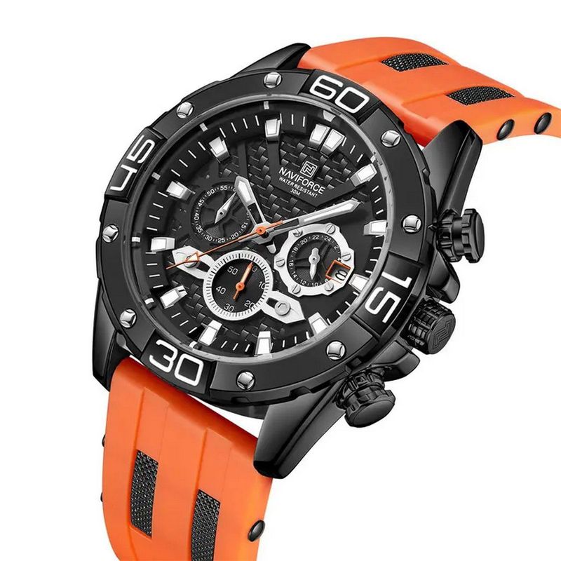 NAVIFORCE - Reloj Naviforce Original Nf 8019t Cronografo  Estuche