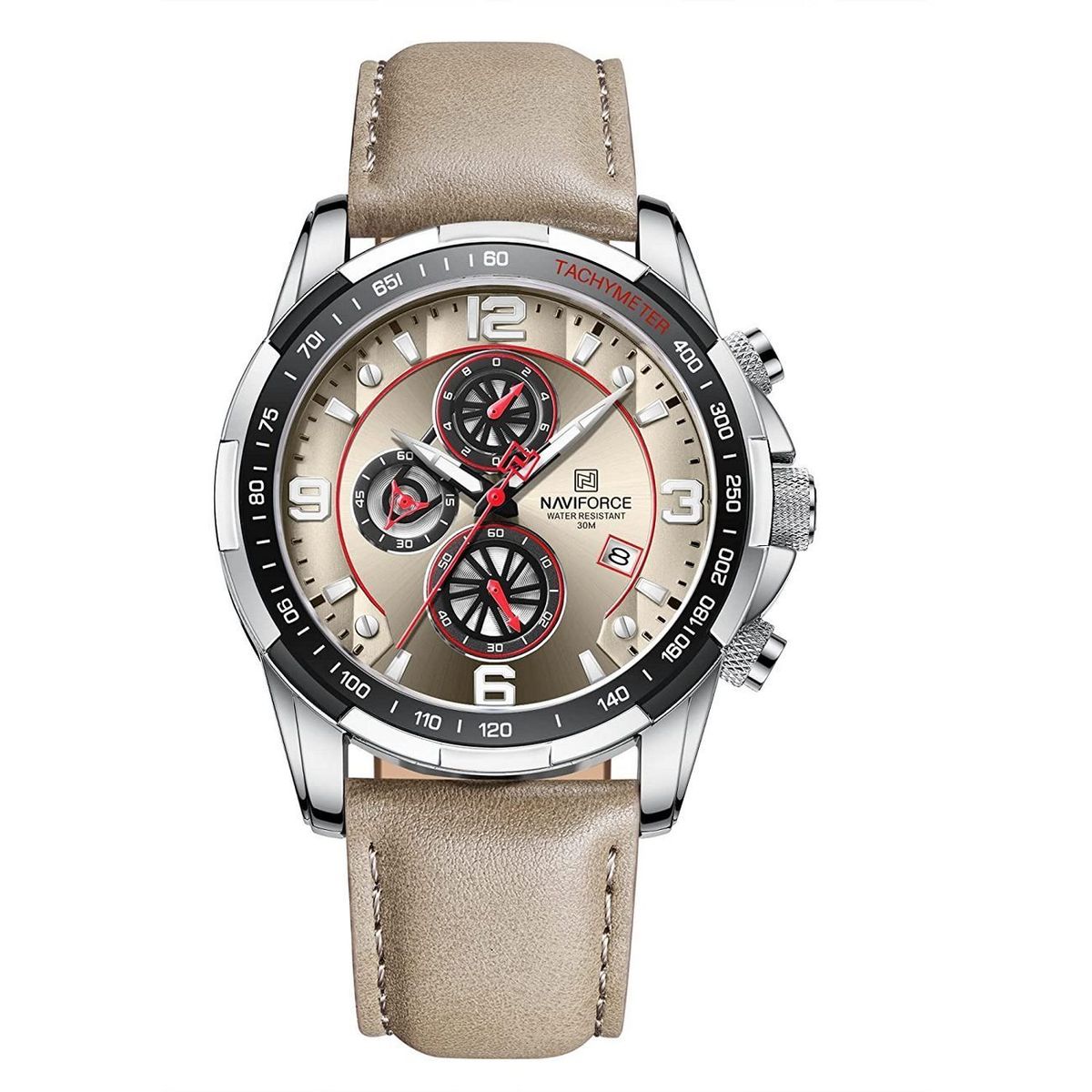 NAVIFORCE - Reloj Naviforce Original Nf 8020 Cuero + Estuche