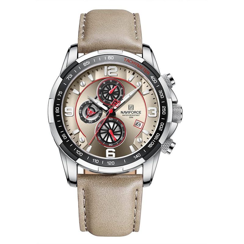 NAVIFORCE - Reloj Naviforce Original Nf 8020 Cuero + Estuche