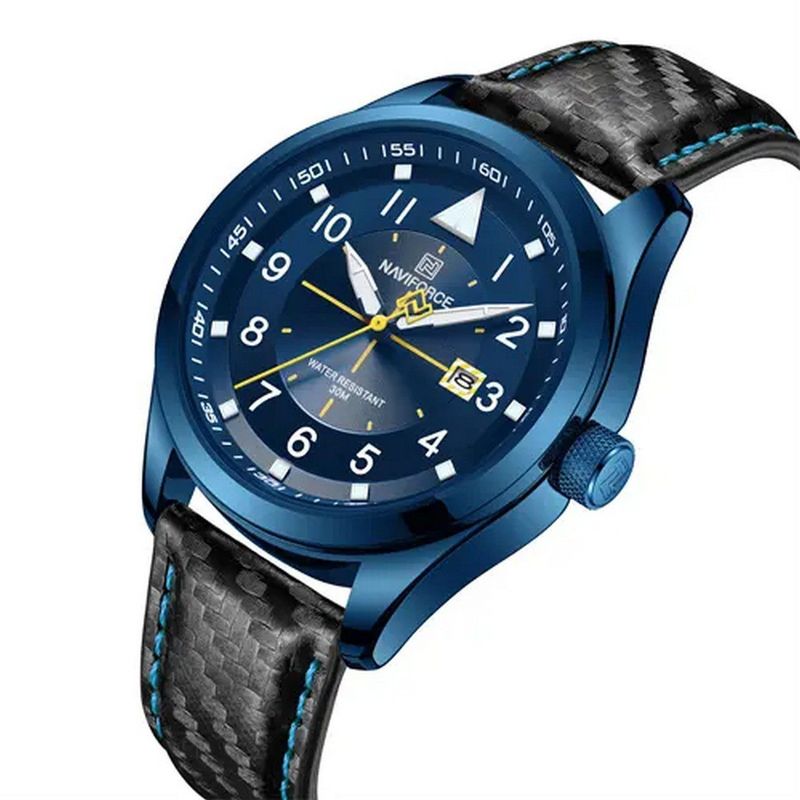 NAVIFORCE - Reloj Naviforce Original Nf 8022 Cuero + Estuche