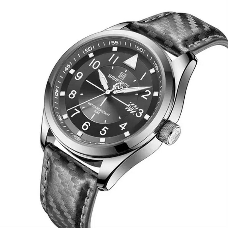 NAVIFORCE - Reloj Naviforce Original Nf 8022 Cuero + Estuche