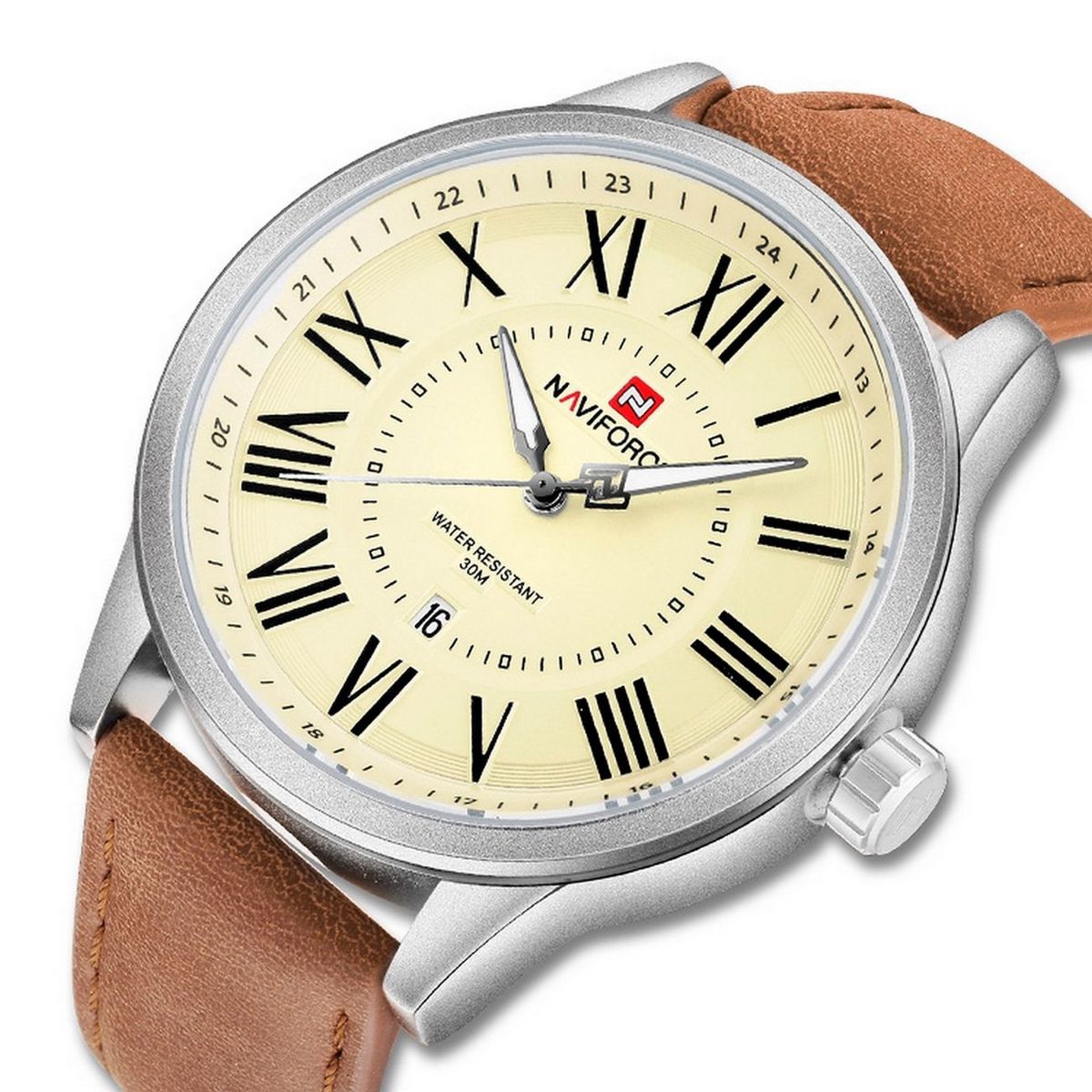 NAVIFORCE - Reloj Naviforce Original Nf9126 Marrón  Estuche