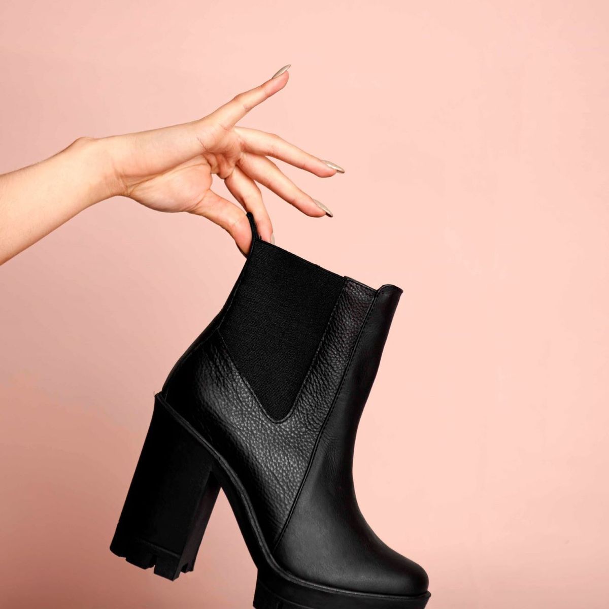 STIVALI - BOTIN MONACO CUERO NEGRO