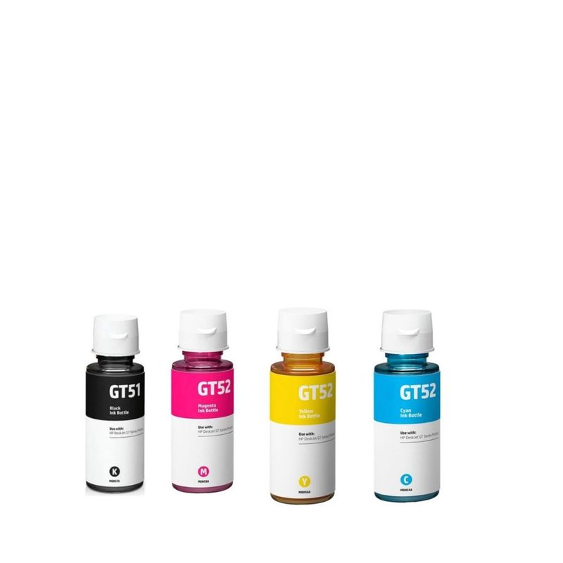 GENERICO - 4 Tintas Gt51 Gt52 Genericas - Deskjet Gt5810 Gt5820 Tank410