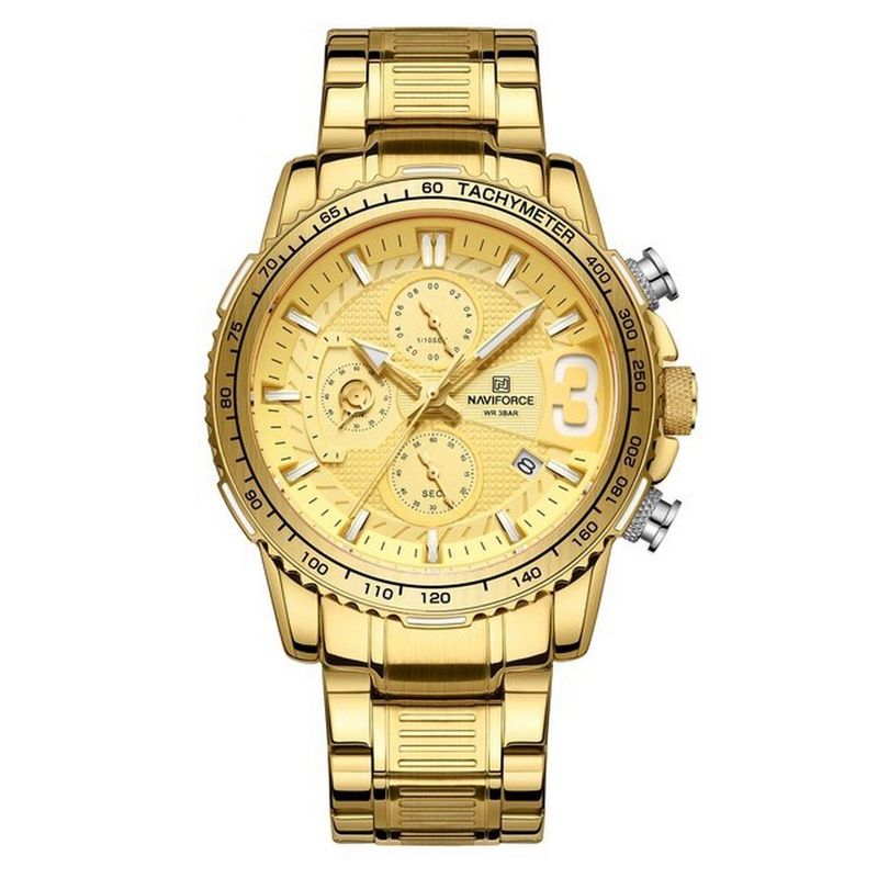 NAVIFORCE - Reloj Naviforce Original Nf 8017 Cronografo + Estuche