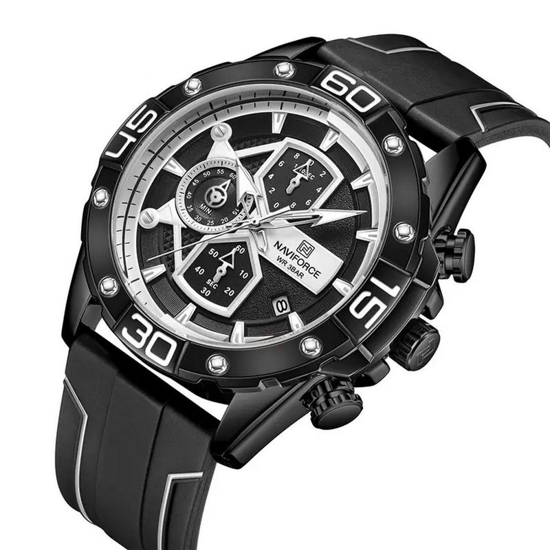 NAVIFORCE - Reloj Naviforce Original Nf 8018t Cronografo  Estuche