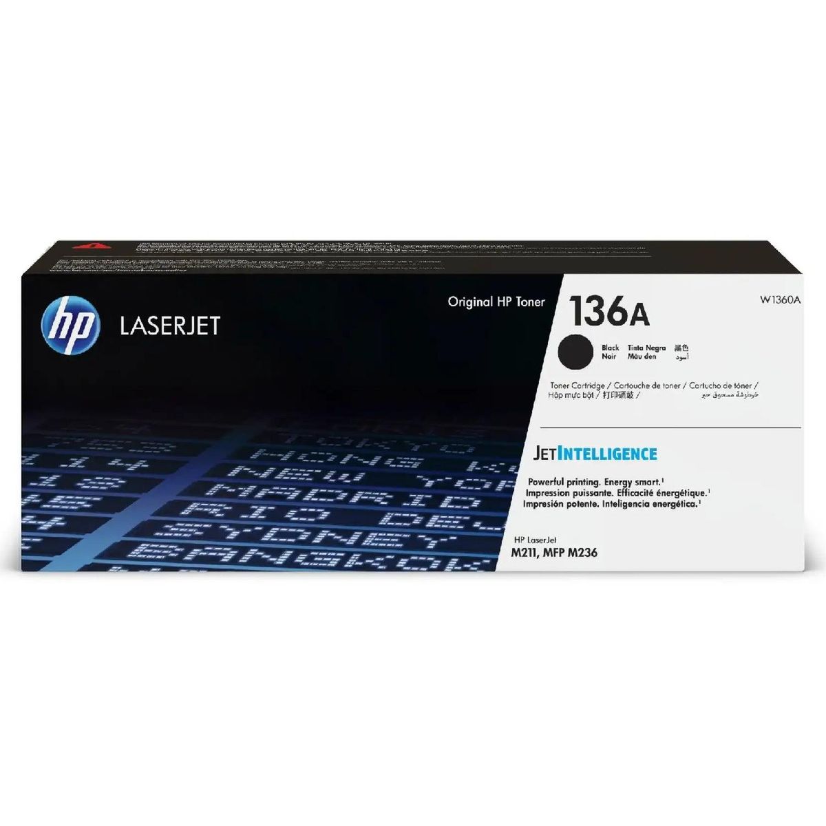 HP - Cartucho de Tóner Original HP LaserJet 136A Negro W1360A