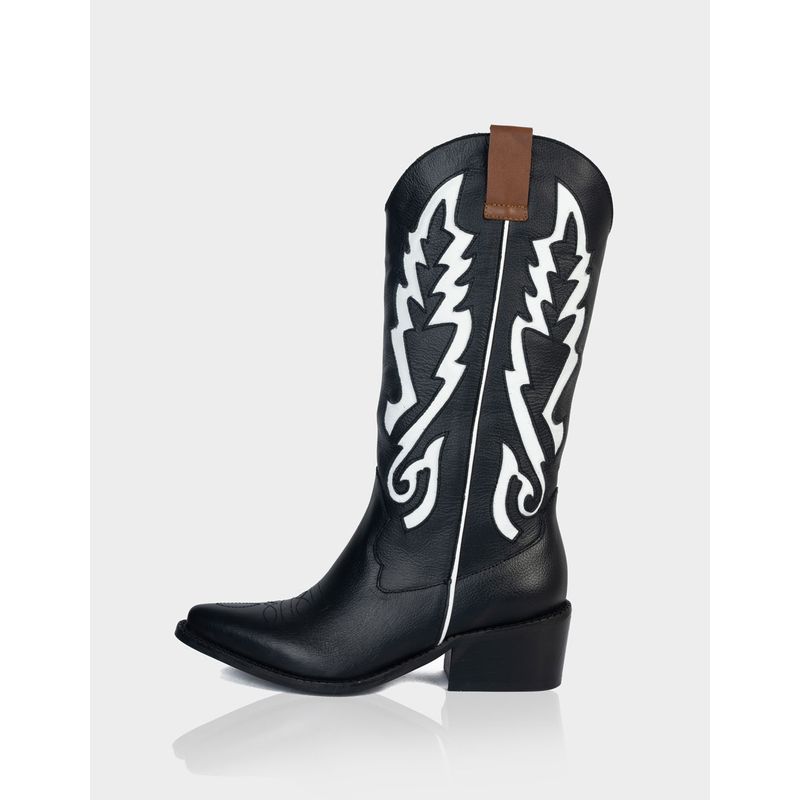 STIVALI - TEXANA NASHVILLE NEGRO Y BLANCO