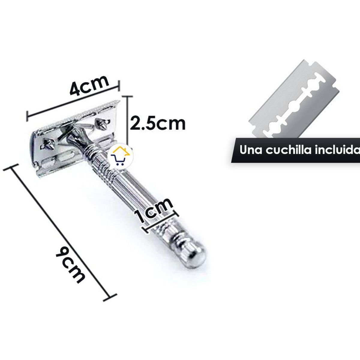 COMPRALOENCASA COM - Máquina afeitar clásica metálica tradicional ecológica a2002