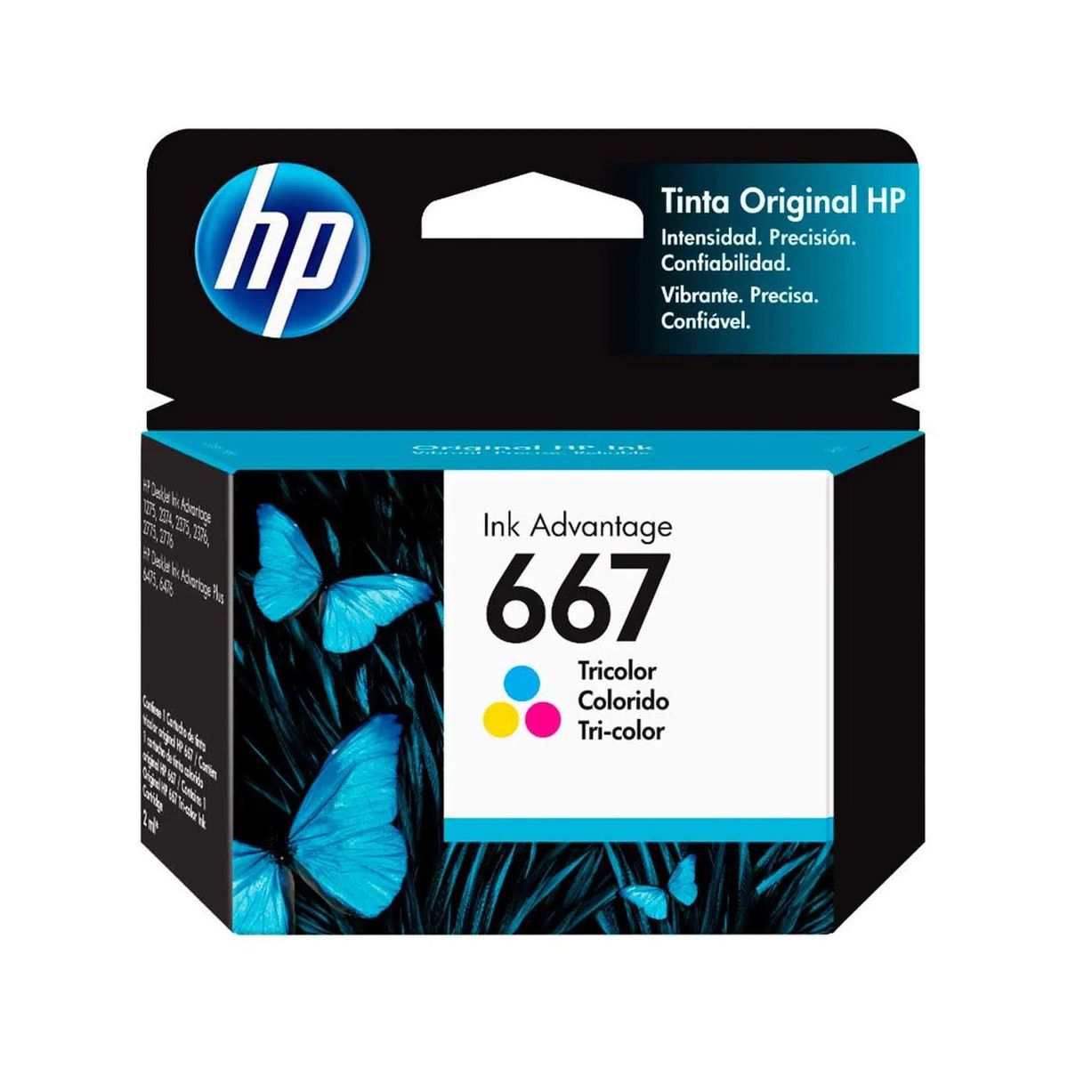 HP - Cartucho De Tinta Hp 667 Tricolor Original Ink Advantage