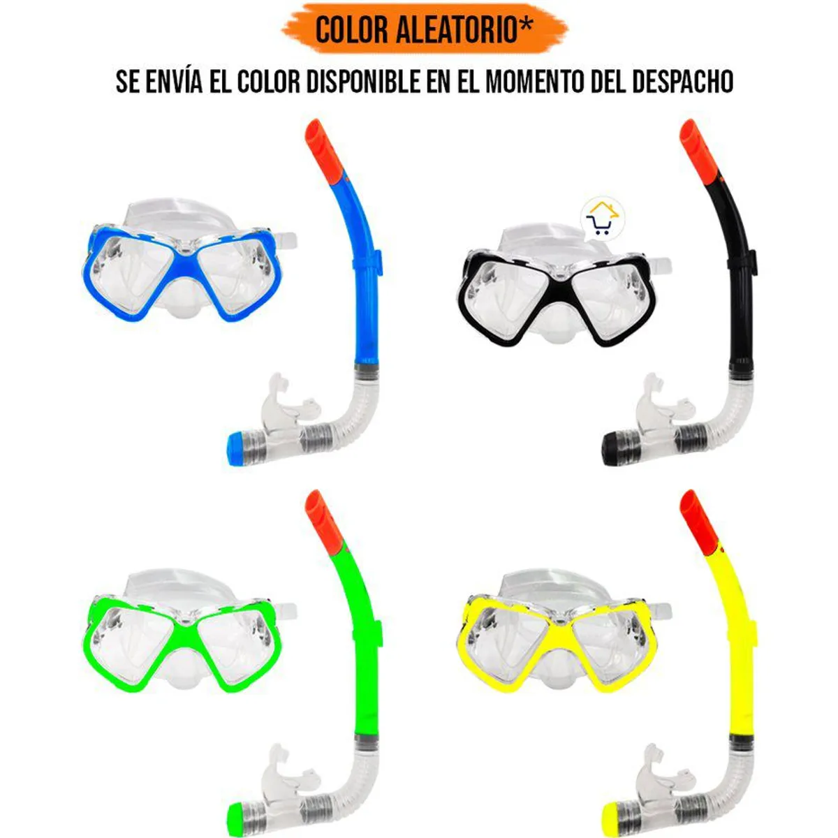 COMPRALOENCASA COM - Kit buceo snorkel  mascara buceo profesional doble valvula