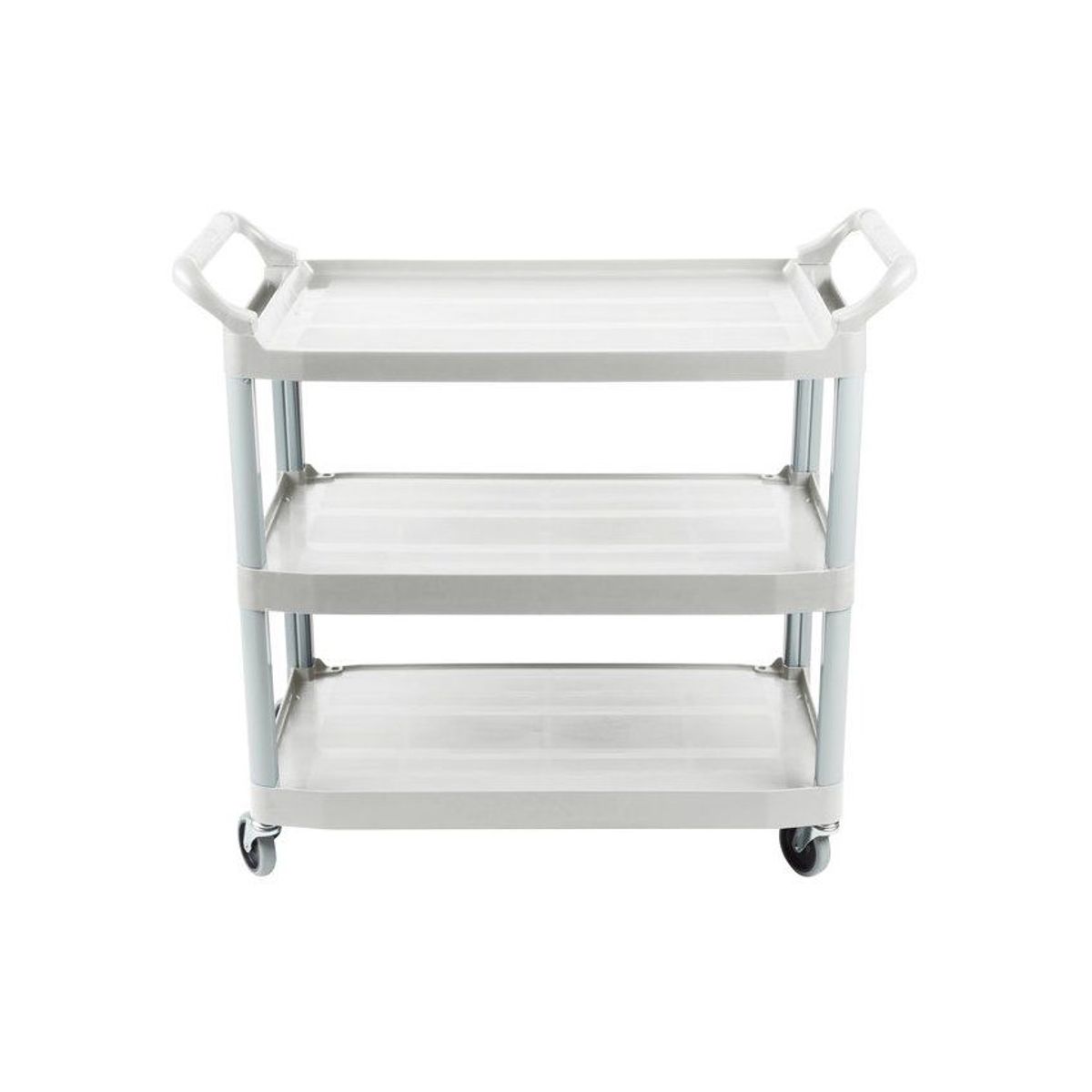 RUBBERMAID - Rubbermaid Carro De Servicio Abierto 3 Estantes Con Ruedas Blanco