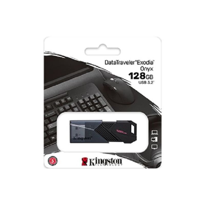 KINGSTON - MEMORIA USB 3.2 KINGSTON DTX EXODIA ONYX 128GB
