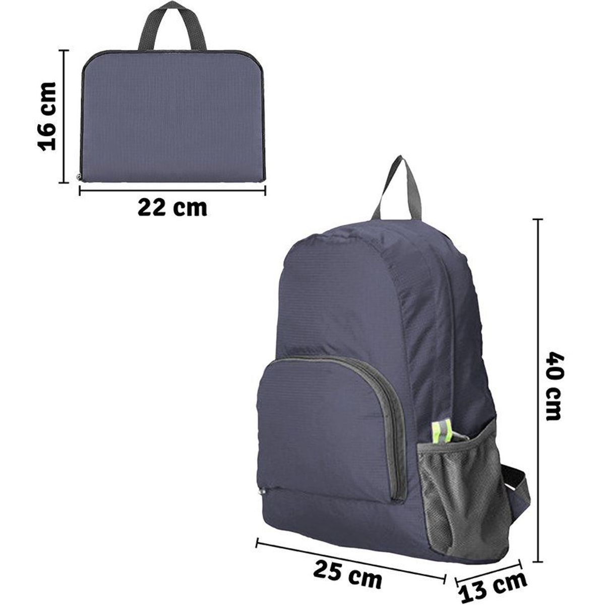 COMPRALOENCASA COM - Morral impermeable plegable mochila viaje bpleg01