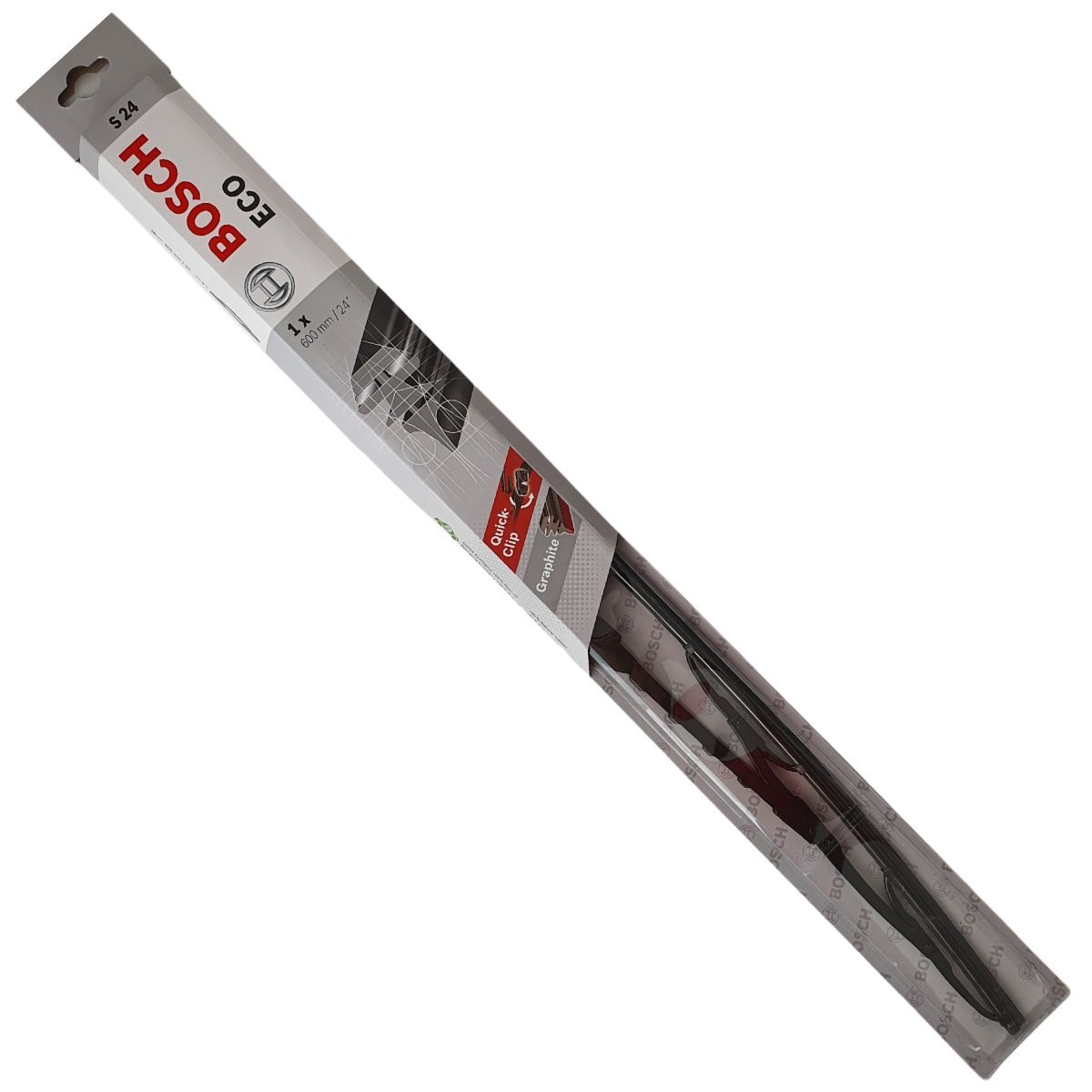 BOSCH - Plumilla metálica bosch 24 pulgadas eco negro