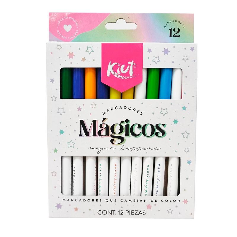 KIUT - Marcadores Mágicos Kiut Caja X 12 Colores