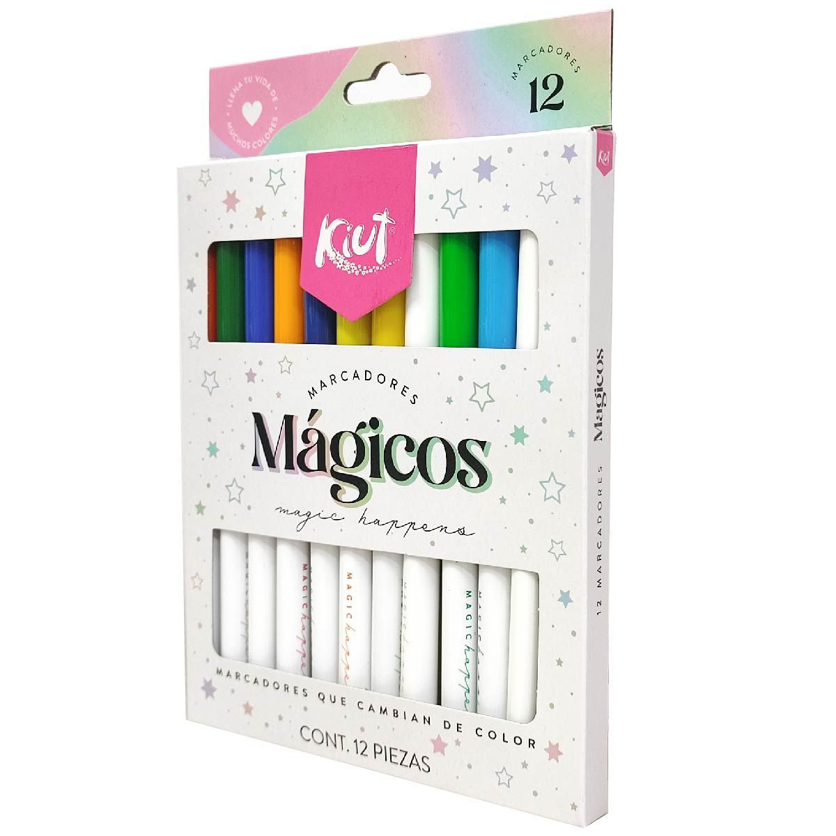 KIUT - Marcadores Mágicos Kiut Caja X 12 Colores