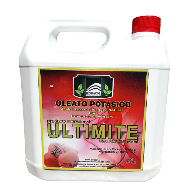 GENERICO - ULTIMITE X 4 Litros - OLETATO POTASICO CON NEEM 16% - CONCENTRADO