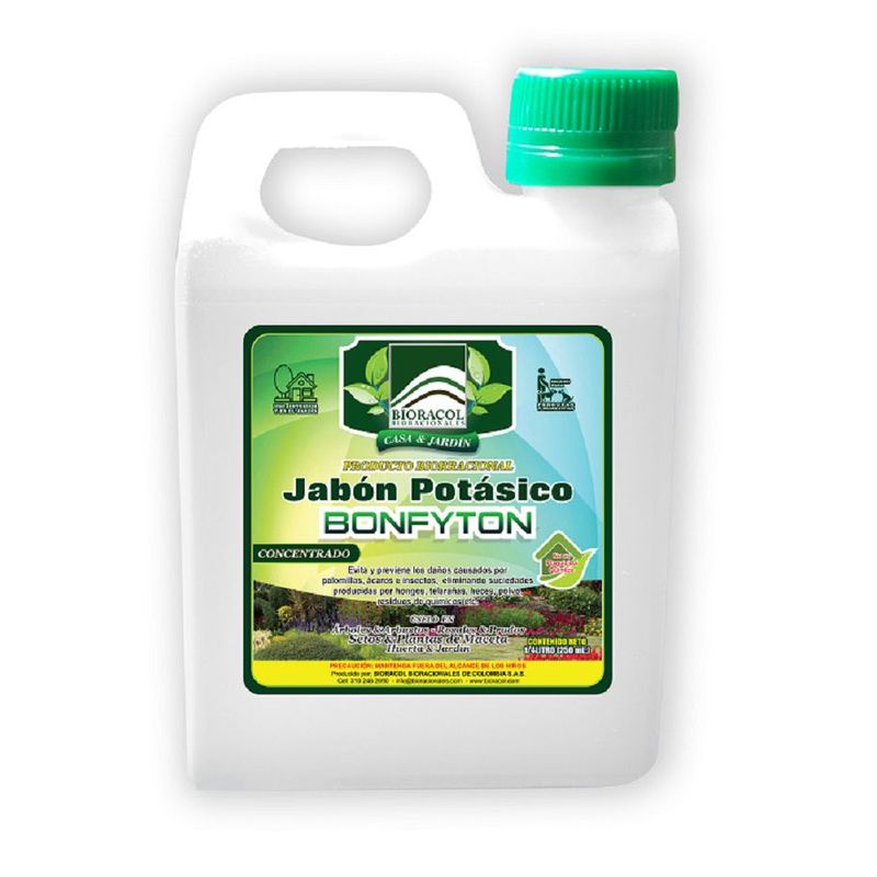 GENERICO - JABÓN POTÁSICO X 250 mL - CONCENTRADO - Casa y Jardín