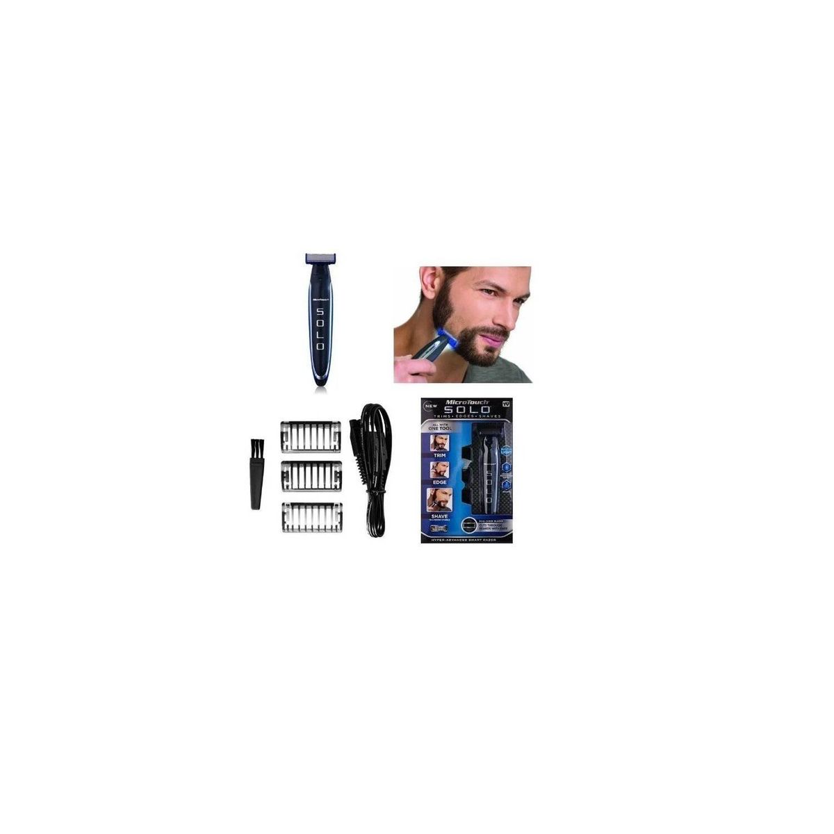 GENERICO - Afeitadora patillera eléctrica recargable solo