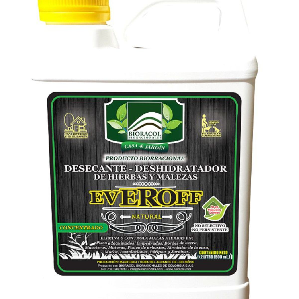 GENERICO - CONTROLADOR DE MALEZAS CONCENTRADO X 500 Ml - Casa y Jardín