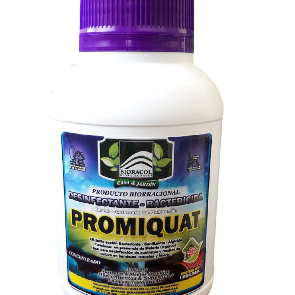 GENERICO - DESINFECTANTE AMONIO QUATERNARIO X 250 mL CONCENTRADO - Casa y Jardín