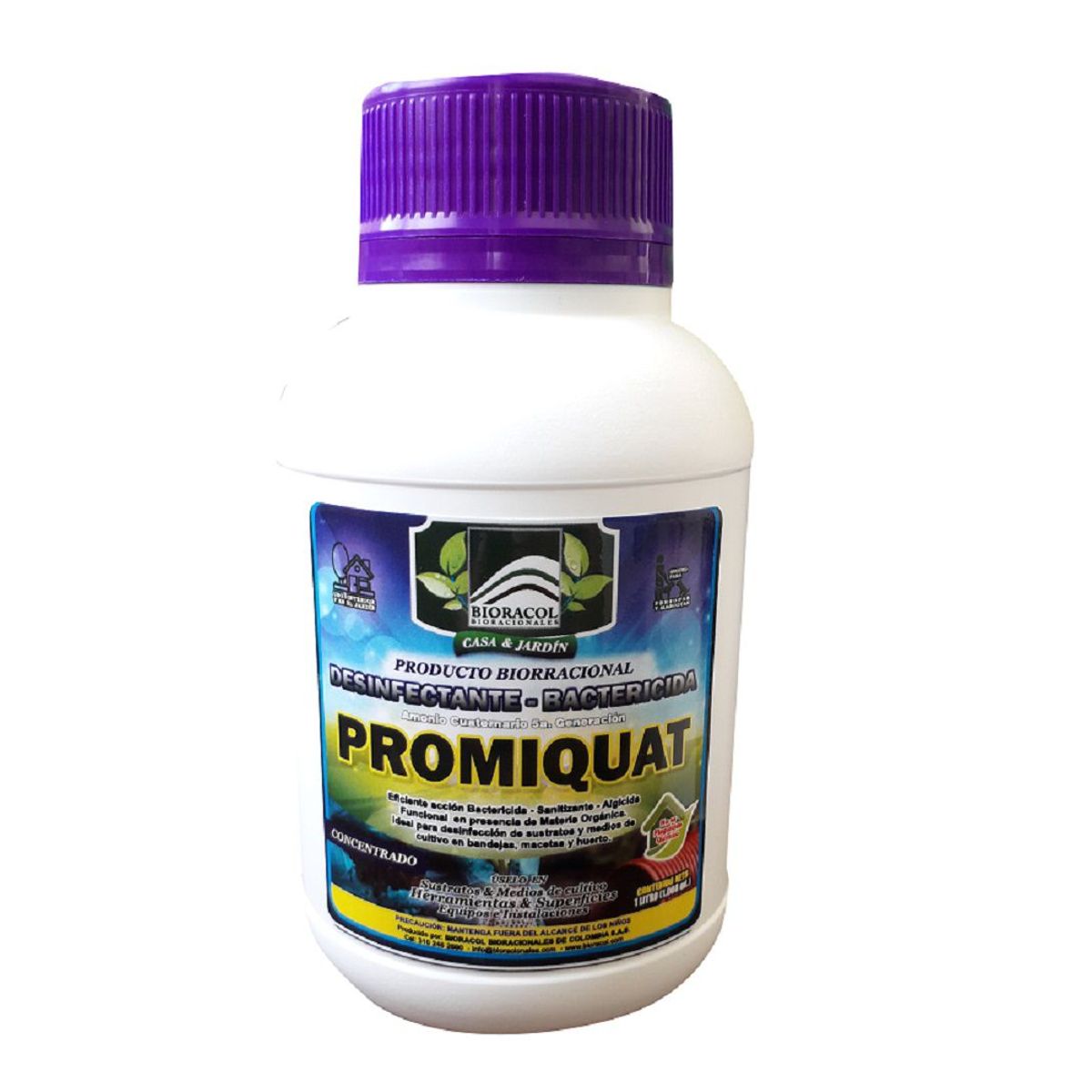 GENERICO - DESINFECTANTE AMONIO QUATERNARIO X 250 mL CONCENTRADO - Casa y Jardín