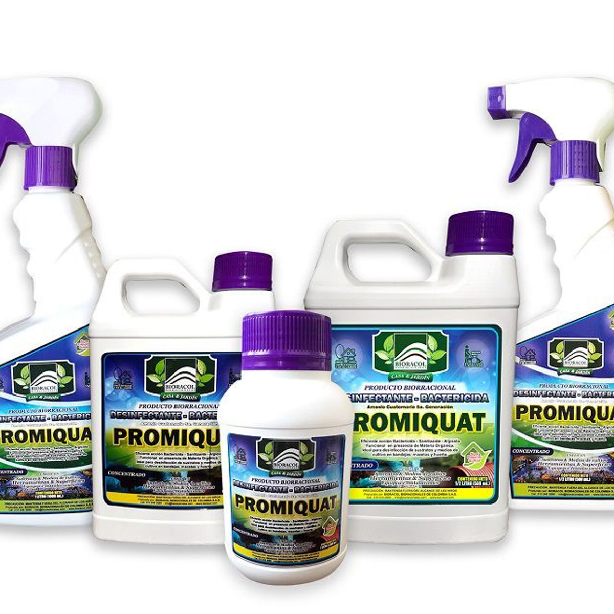 GENERICO - DESINFECTANTE AMONIO QUATERNARIO X 250 mL CONCENTRADO - Casa y Jardín