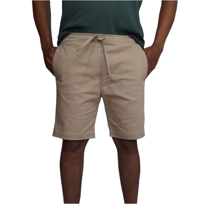 ARANZAZU - Shorts en algodón elástico Aranzazu  Rodas Caqui.