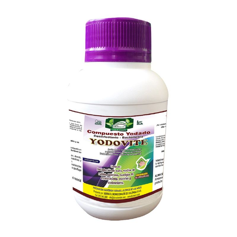 GENERICO - DESINFECTANTE YODOFORO X 250 mL - CONCENTRADO - Casa y Jardín