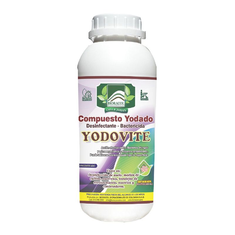 GENERICO - DESINFECTANTE YODOFORO X 1 Litro - CONCENTRADO - Casa y Jardín