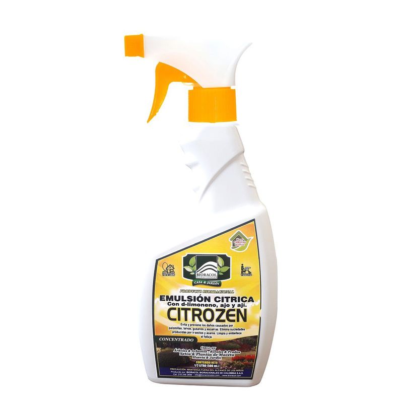 GENERICO - EMULSIÓN CÍTRICA X 500 mL - con AJO y AJÍ - LISTO PARA USAR