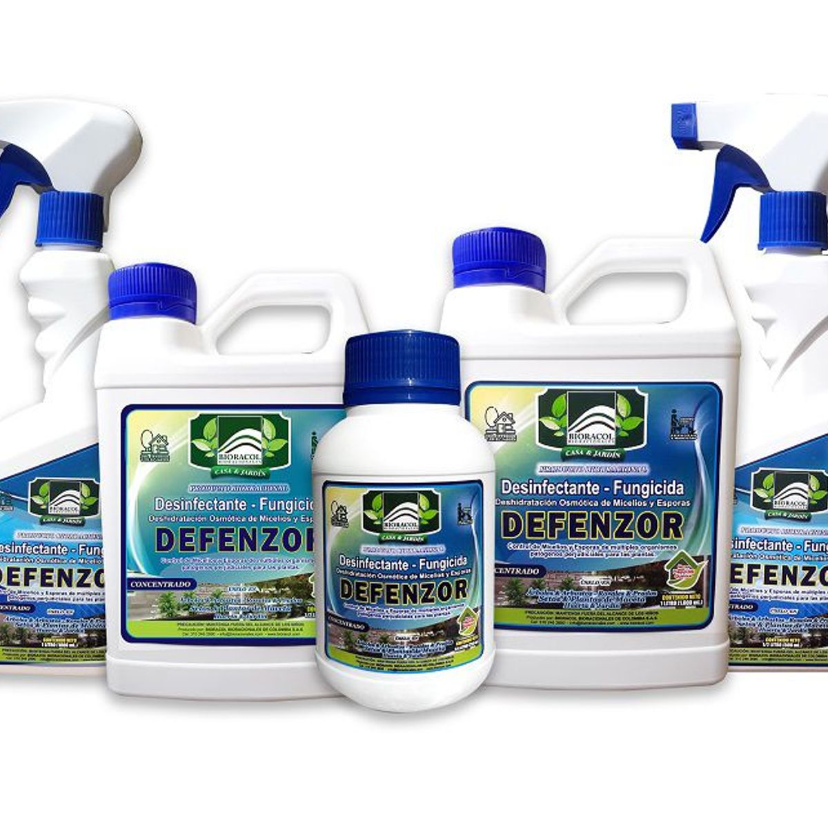 GENERICO - DESINFECTANTE FUNGICIDA MONOBÁSICO X 500 mL - LISTO PARA USAR