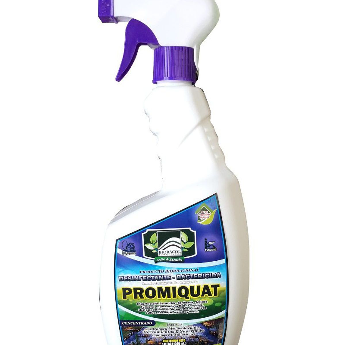 GENERICO - DESINFECTANTE AMONIO QUATERNARIO X 1 Litro - LISTO PARA USAR