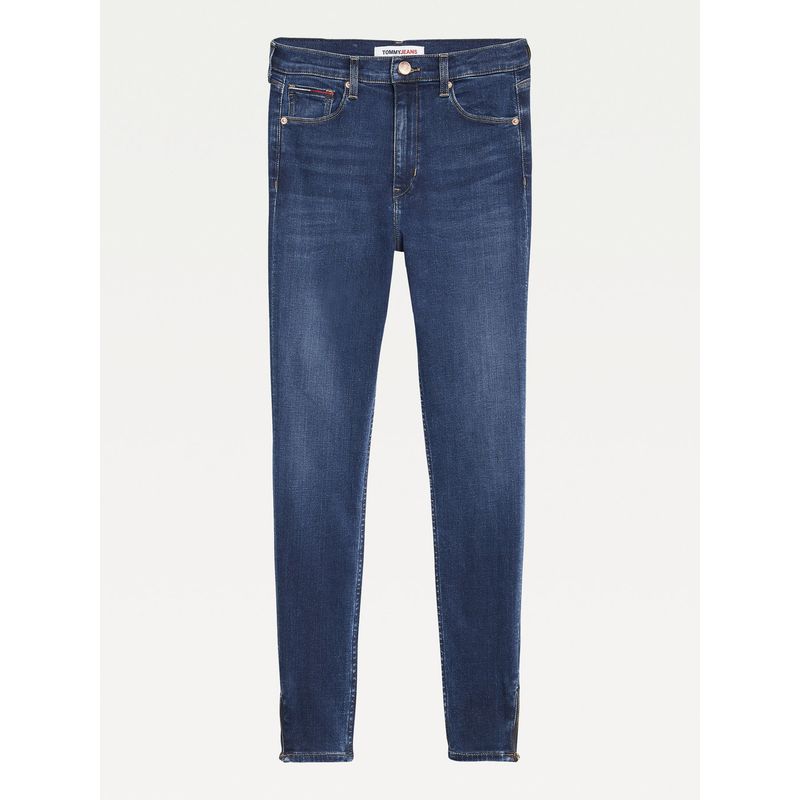 TOMMY HILFIGER - Jeans Mujer Azul Nora Mr Skny Ankle Zp Be 54 Db Mujer  Tommy Jeans