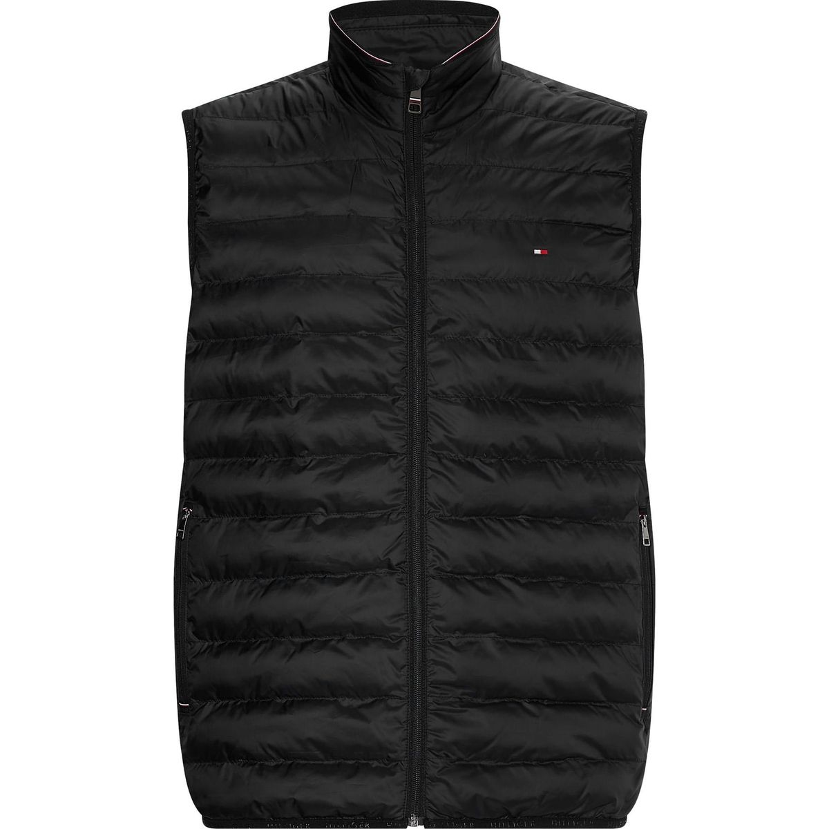 TOMMY HILFIGER - Chaleco Acolchado Y Plegable Hombre Negro Tommy Hilfiger