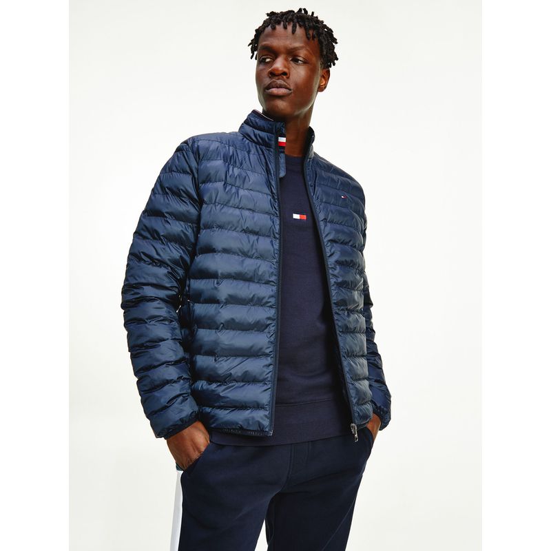 TOMMY HILFIGER - Chaqueta De Exterior Azul Oscuro Piezasable_.
