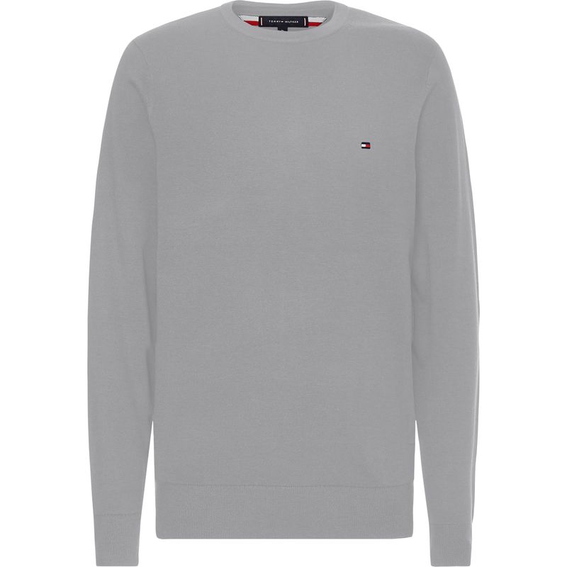 TOMMY HILFIGER - Saco Manga Larga Gris Classic Signature
