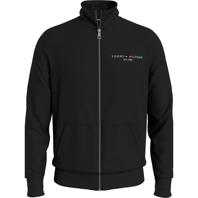 TOMMY HILFIGER - Saco Negro Con Cierre De Cremallera Tommy Hilfiger