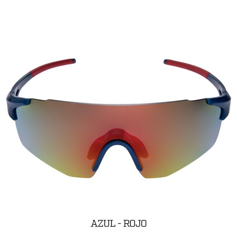 GW - GAFAS DE CICLISMO FLINT FULL COLOR GW AZUL ROJO