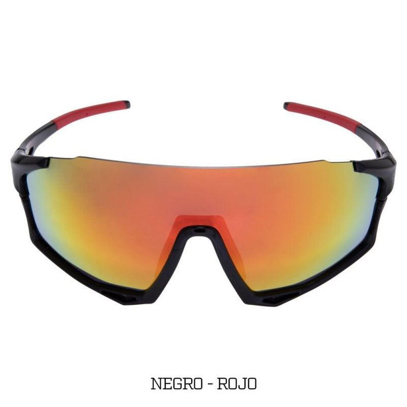 GW - GAFAS DE CICLISMO CALVERT FULL COLOR GW NEGRO ROJO