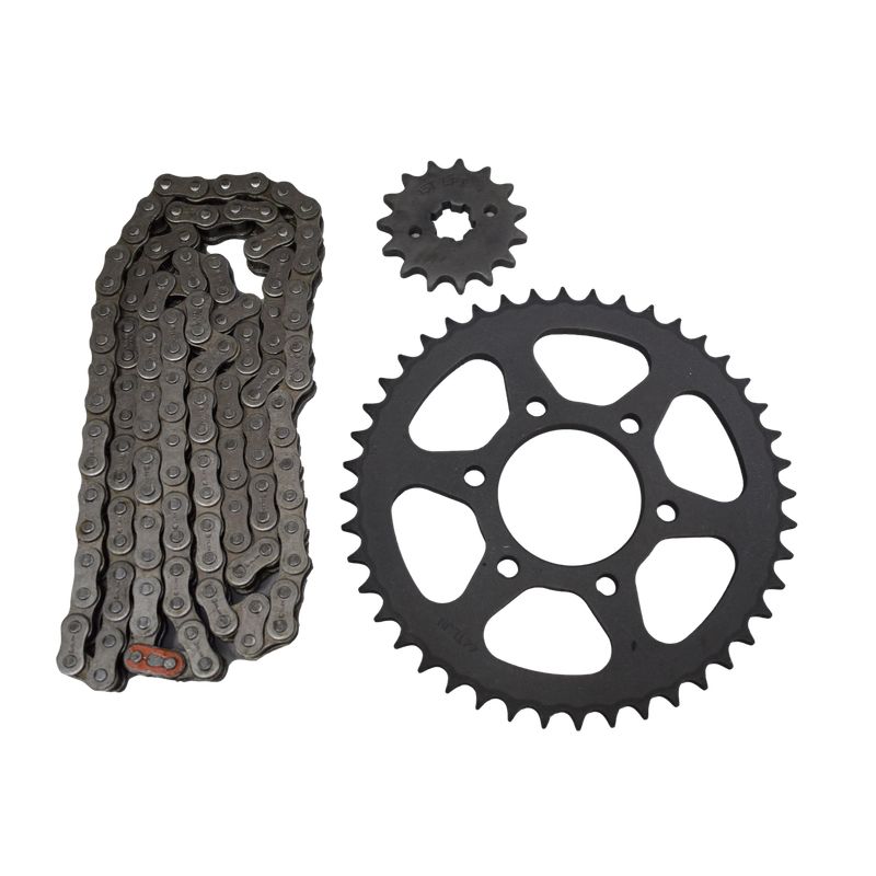 BAJAJ - Kit Arrastre Pulsar 180 Black/Tec/Dts-I/Clasica Bajaj Original (15/44 Dientes - 6 Huecos)